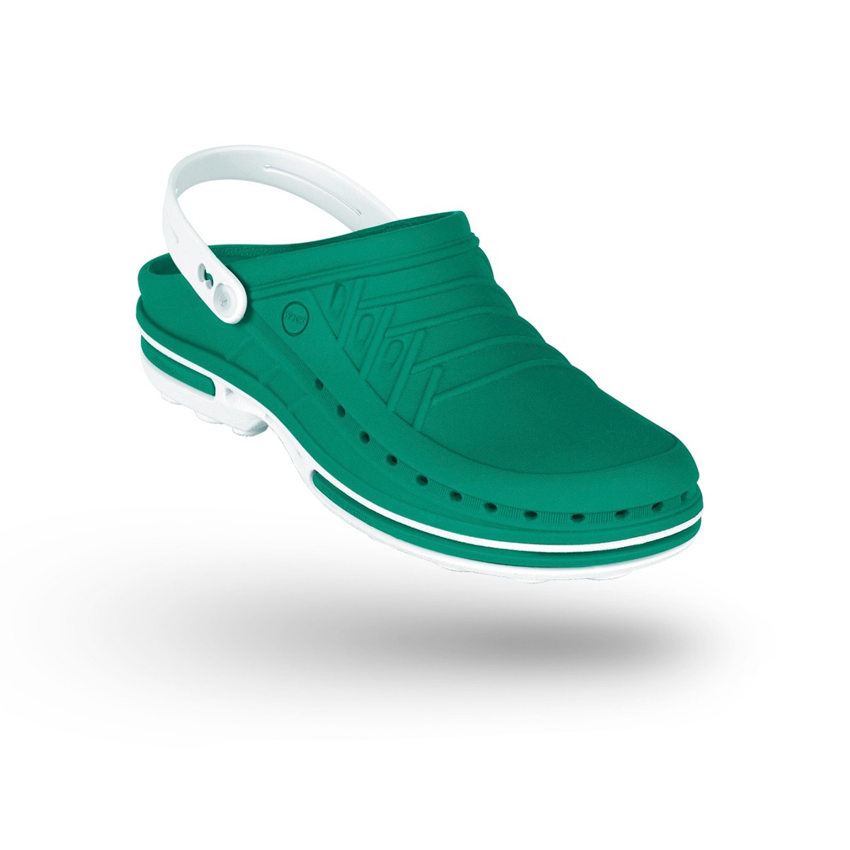 10004368 Wock CLOG 06 + STRAP White/Green