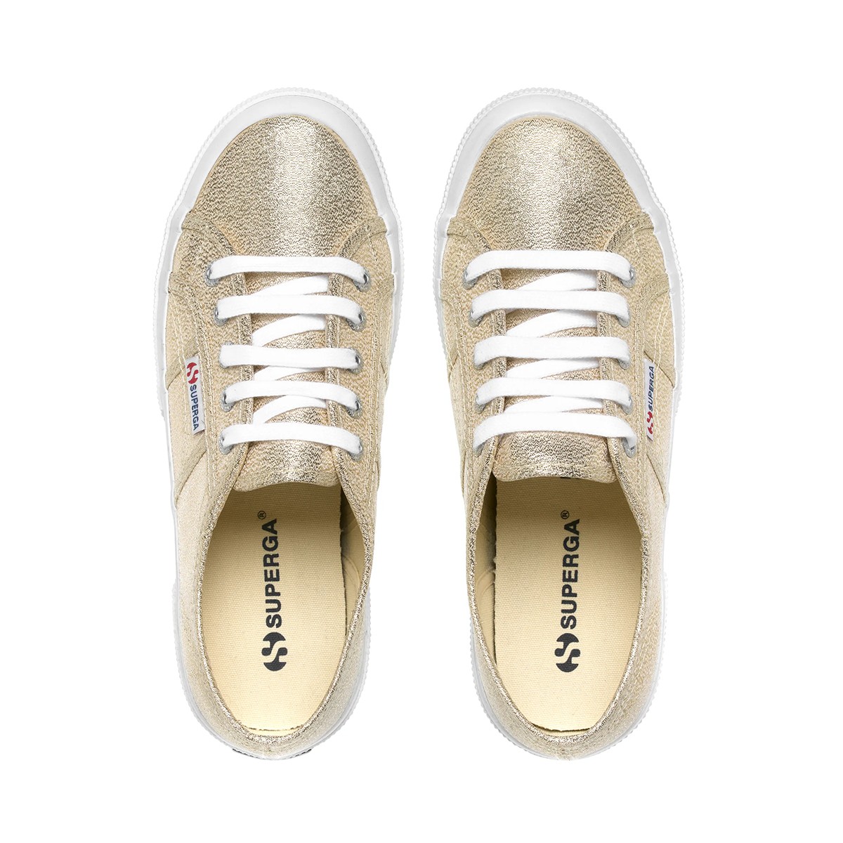 S001820 Superga 2750-LAMEW  X01034  Yellow Gold-SP