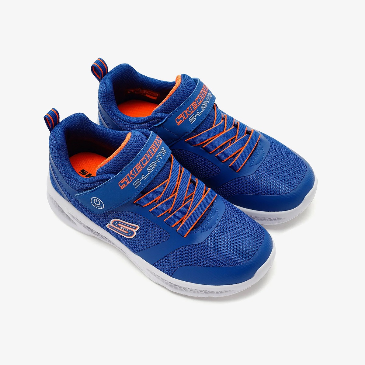 401675L BLOR Skechers SKECHERS METEOR-LIGHTS Blue/Orange