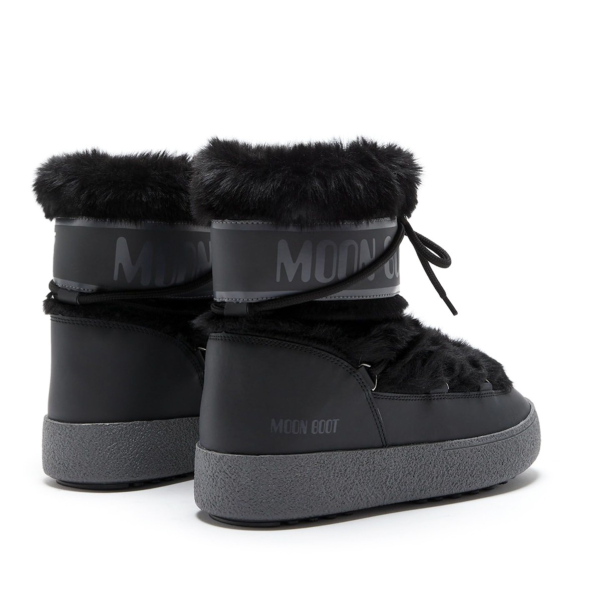 80D2450130-N001 Moon Boot Ltrack Faux Fur Black