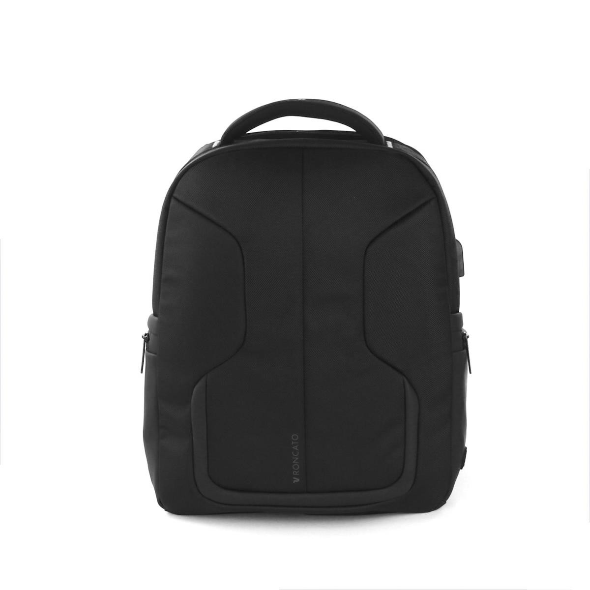 Unisex Laptop Çantası 41722001-01 Roncato Surface Backpack Wıth 14" Laptop Holder Nero