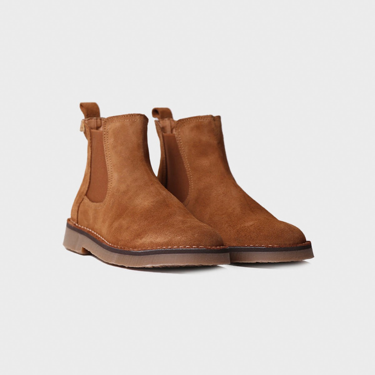 ISA-SY Toni Pons Ankle boot in Suede in Tobacco (Torrat)