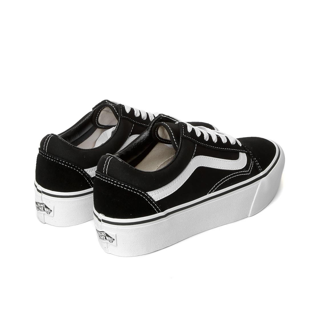 Kadın Keten VN0A3B3UY281 VANS UA Old Skool Platform black-white