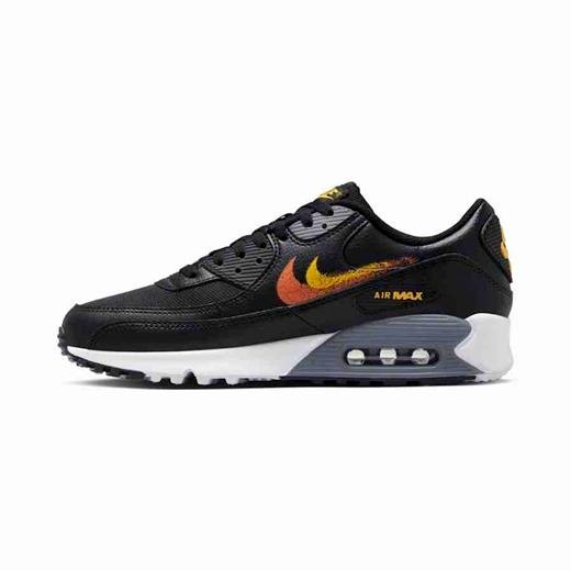 Erkek Spor Ayakkabı FJ4229-001 Nike Air Max 90 Double Swoosh Black\Safety Orange