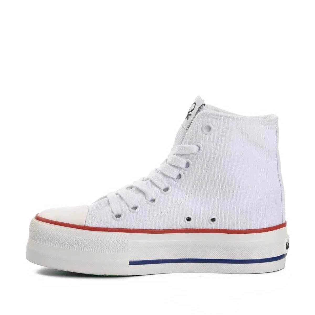 Kadın Sneaker ( Günlük) BN-30939 Benetton Beyaz