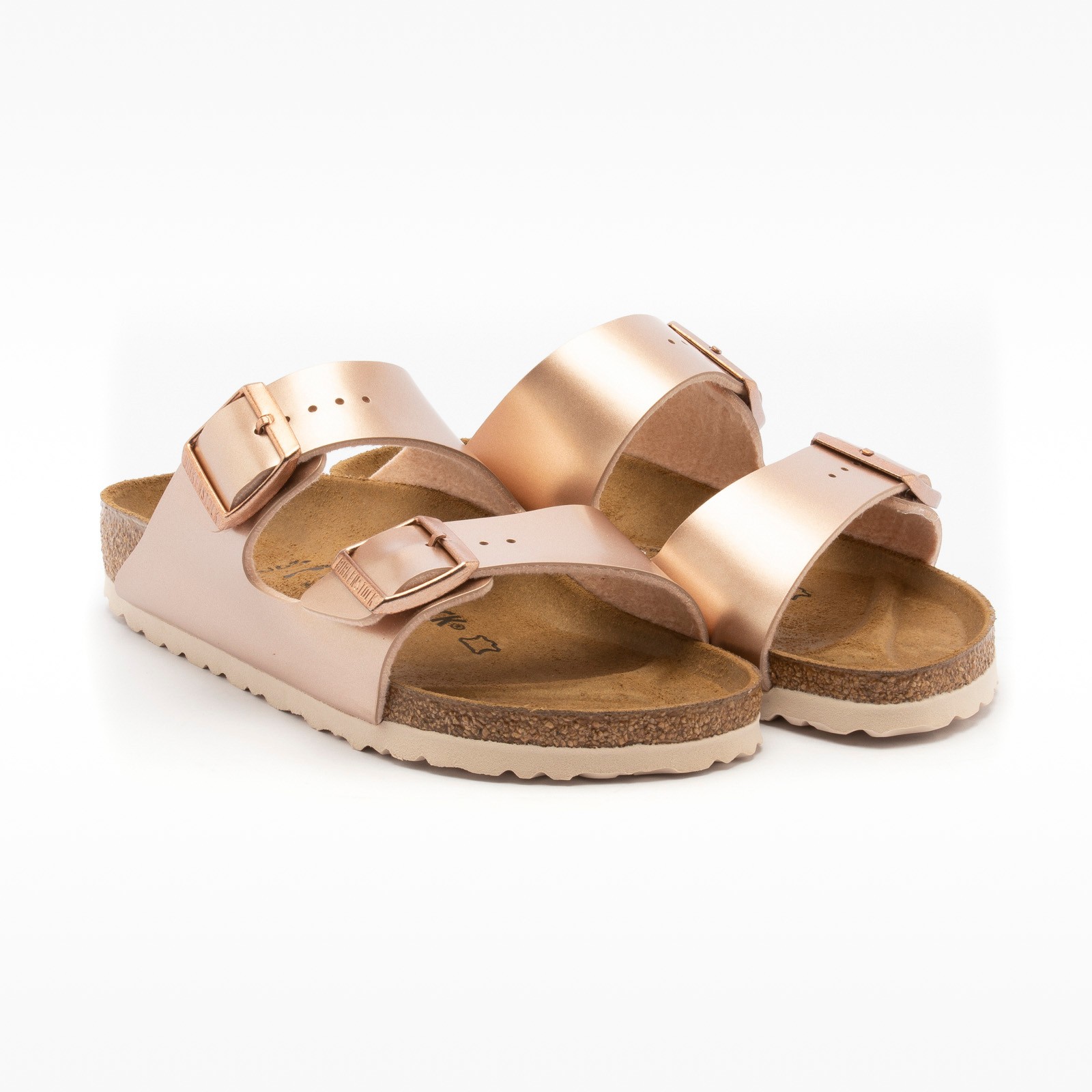 1012478 Arizona Birkenstock Bf Electrıc Metallıc Copper