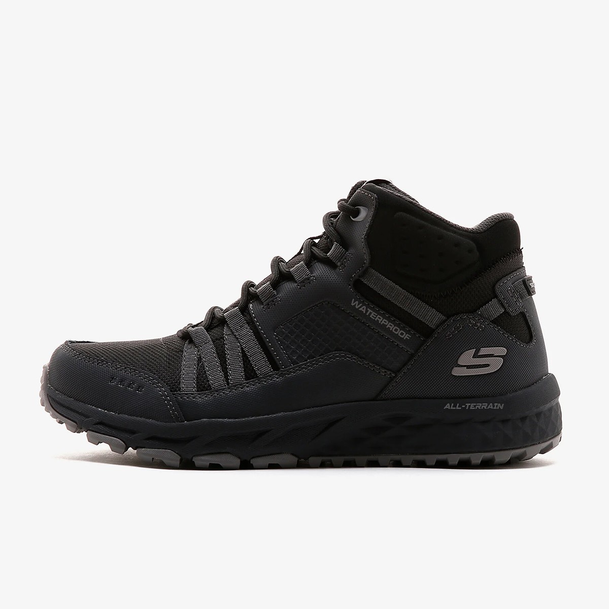 180063 CCBK Skechers ESCAPE PLAN - OUTWARD VOYAGE Charcoal Textile /Black Trim