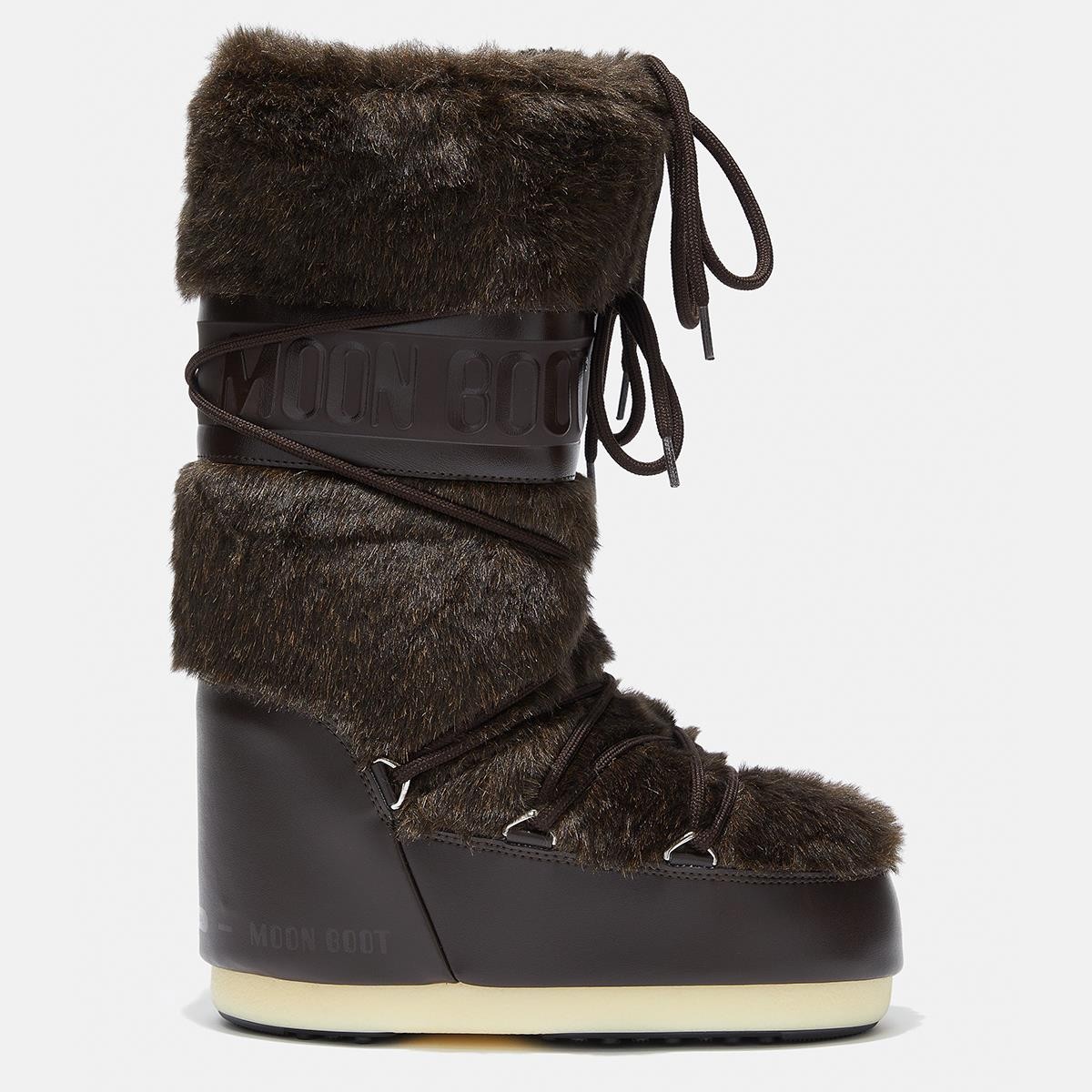 Kadın Bot 14089000-004 MOON BOOT ICON FAUX FUR Brown 35-38