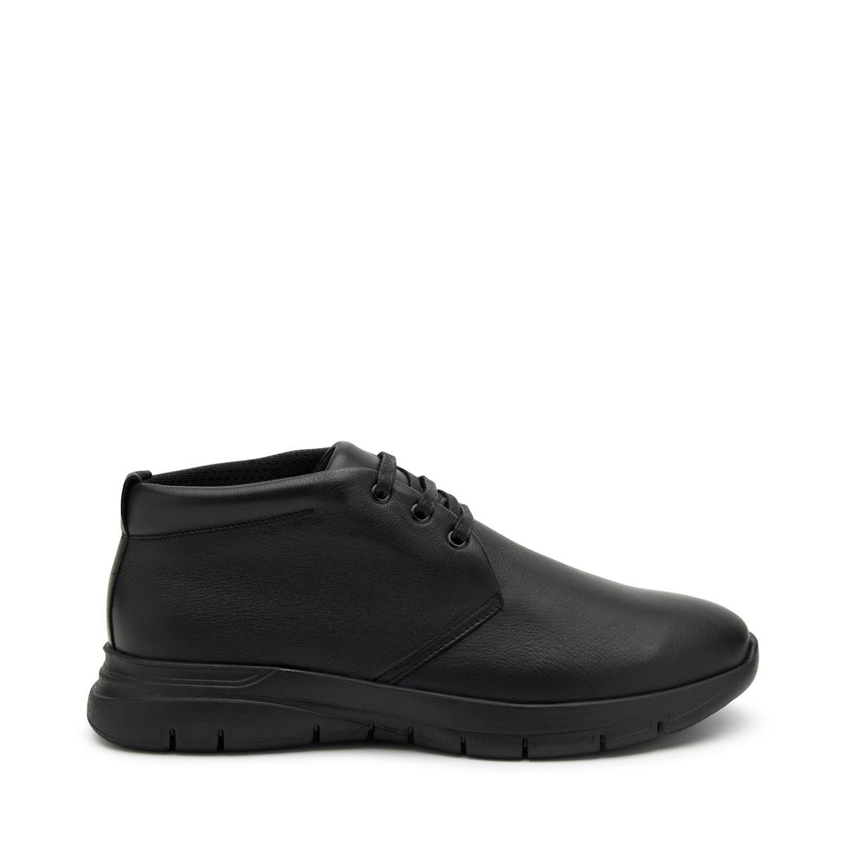 Erkek Bot 09L2  Frau SURF Leather Nero