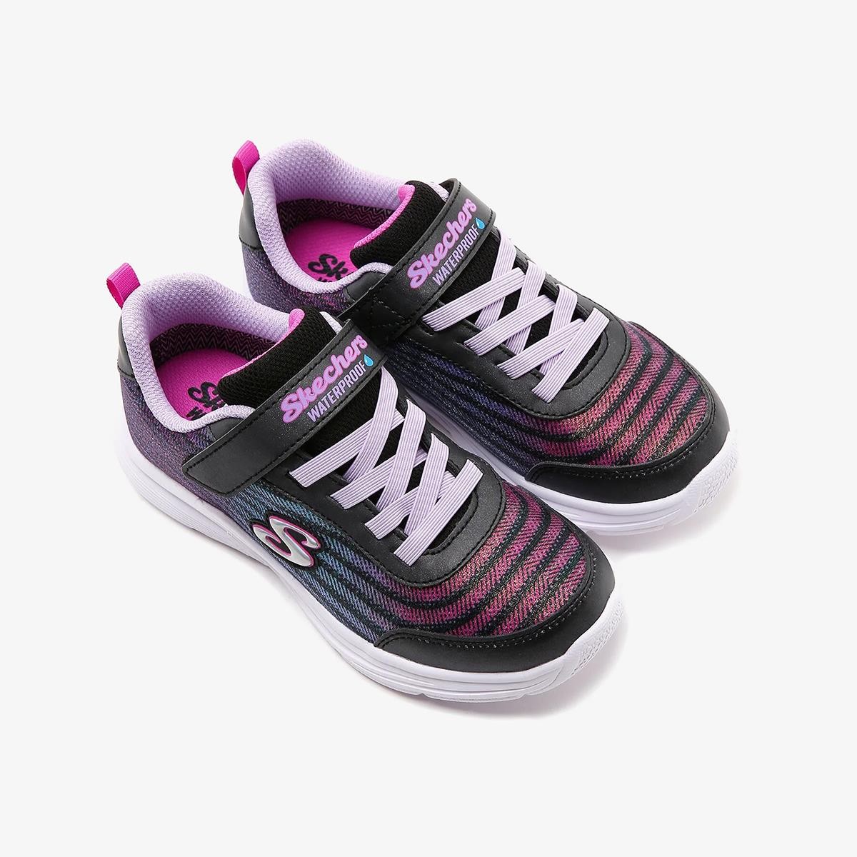 Kız Çocuk Sneaker ( Günlük) 303393L BKMT Skechers  WAVY LITES - HYDRO CRUSH Black Multi Knit