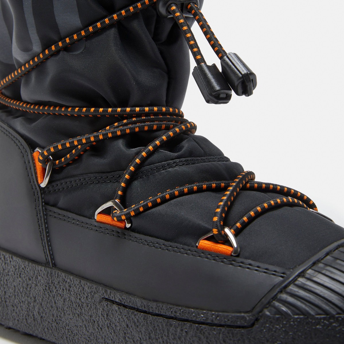 Kadın Bot (Kar) 24501000-001 Moon Boot Ltrack Polar Black-Orange