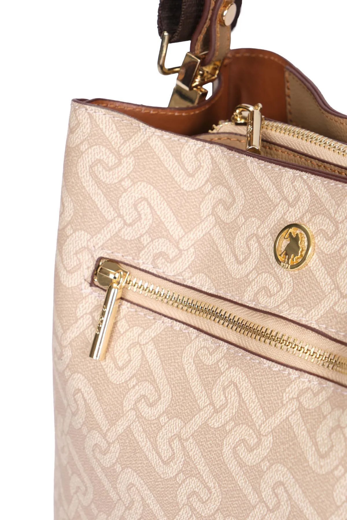 Kadın Çapraz Çanta US24529 U.S. POLO ASSN. USPA LADIES BAG BEIGE