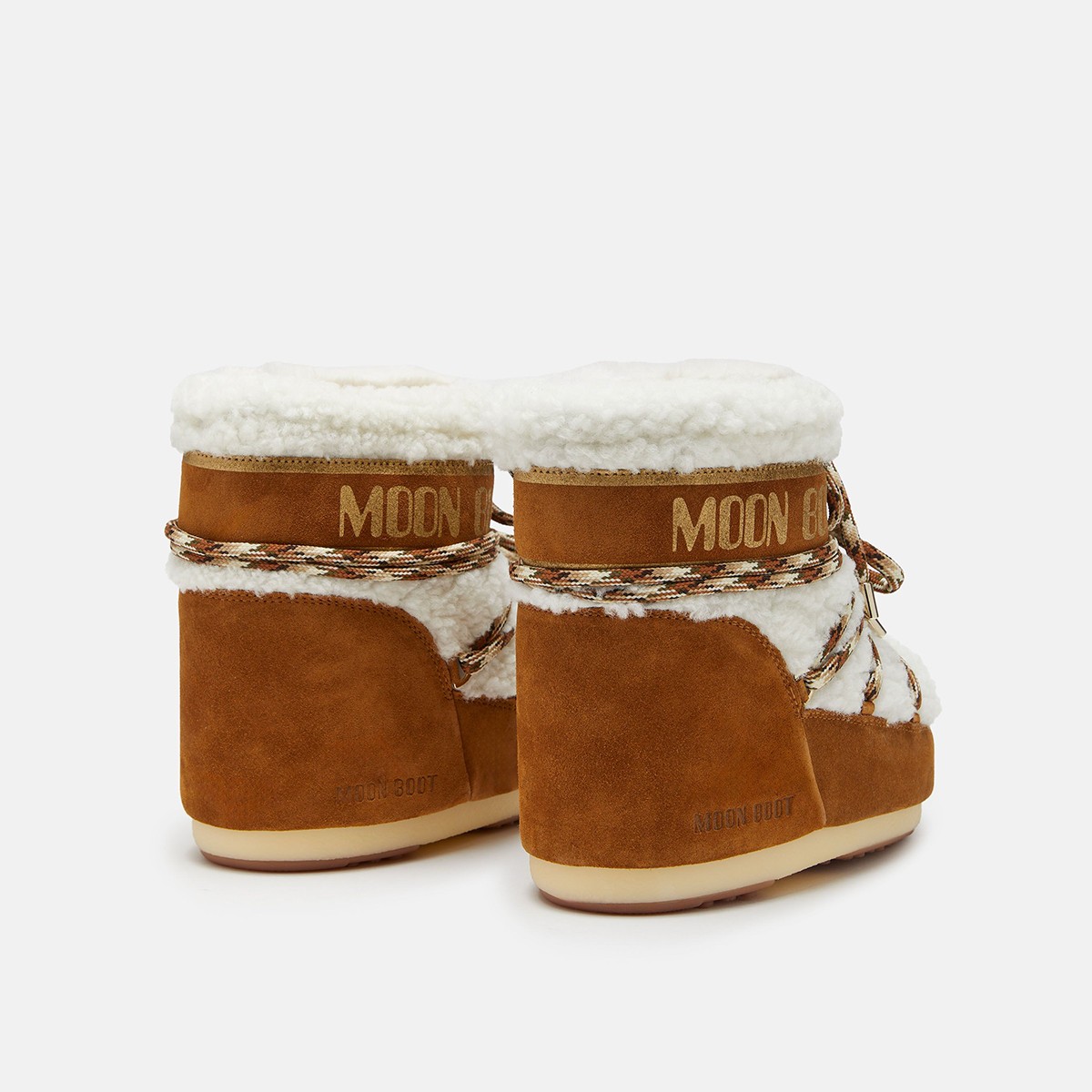 80D1409580-MA03 Moon Boot Icon Low Shearling Whisky/Off White