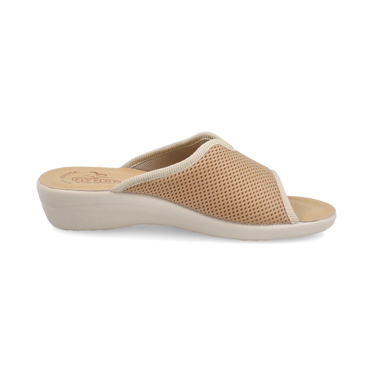 T4 429 FE Fly Flot CLOTH Slipper Beige