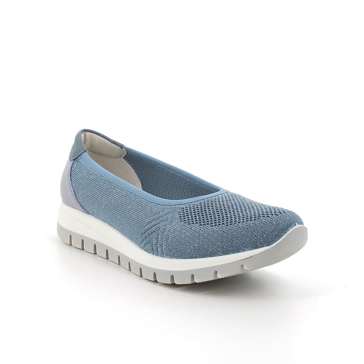 5660422 DEH 56604 IGI&Co T.FLYKNIT6 RECY CIELO-ARGENTO