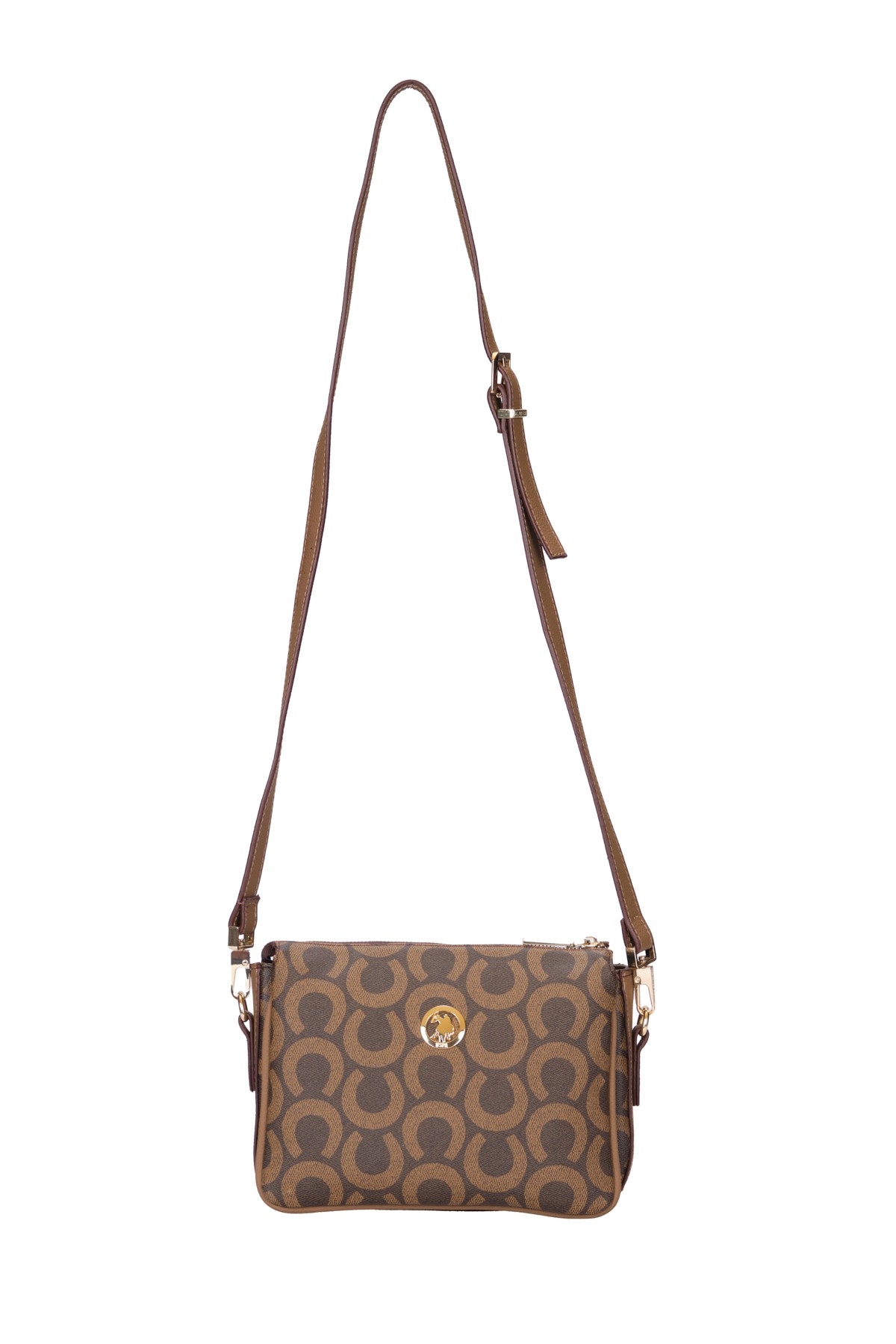 US24608 U.S. POLO ASSN. USPA LADIES BAG 003 Brown