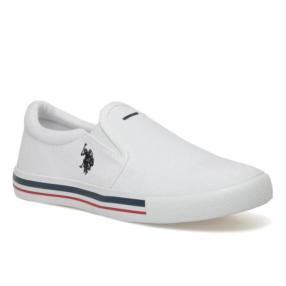 Erkek Sneaker ( Günlük) 101336514 U.S. POLO 3M PESAH 3FX,BEYAZ