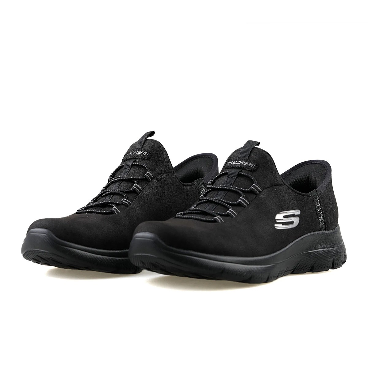 150254TK BBK Skechers SUMMITS - UNKNOWN TRAİL Black Knit