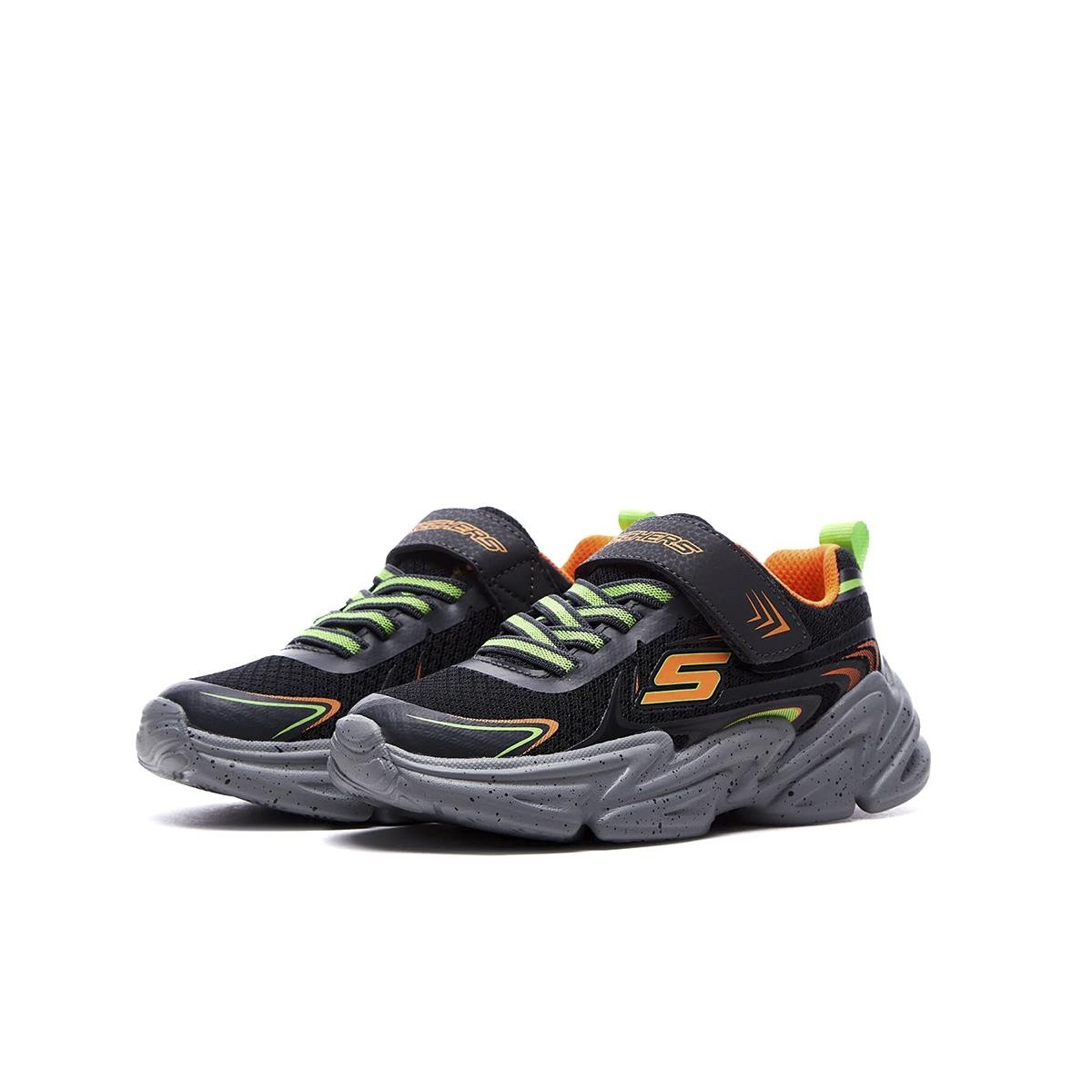 Erkek Çocuk Sneaker ( Günlük) 403885L BCOR Skechers WAVETRONIC Black-Grey-Orange