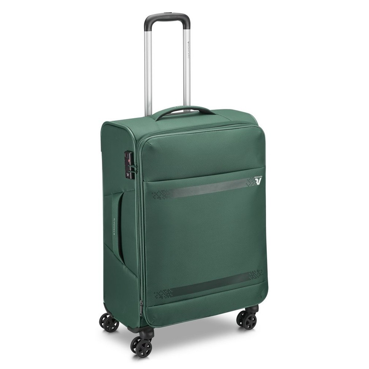 41464257 Roncato Trolley Medıo 4R 65 Cm Exp. Jazz 4.0 Verde Mılıtare