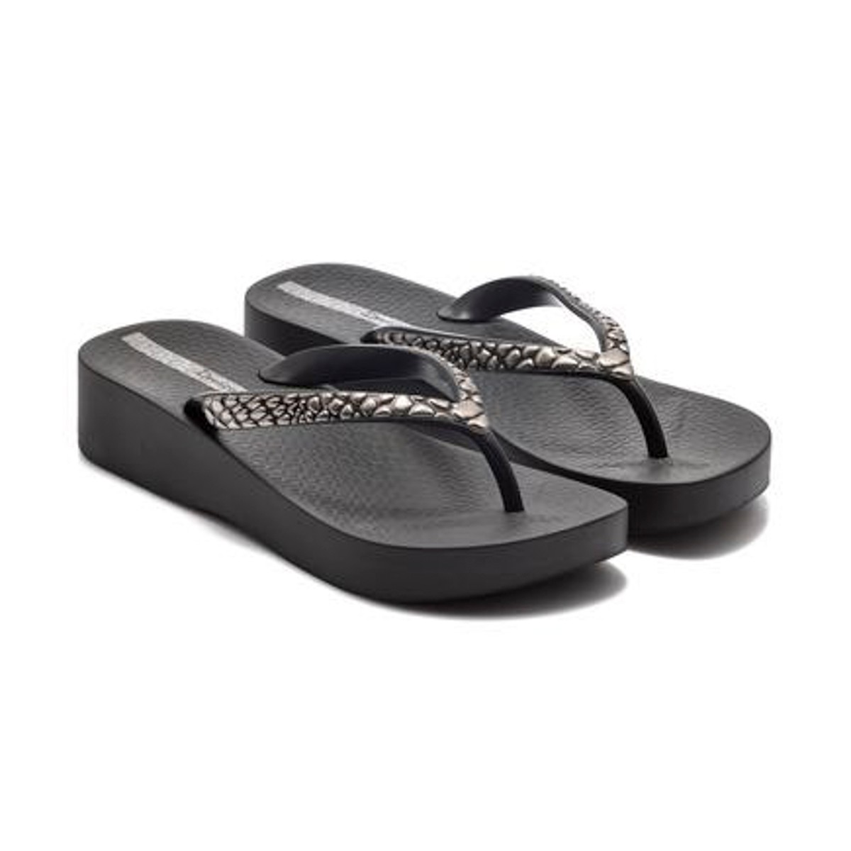 Kadın Terlik 83471 Ipanema MESH IX PLAT FEM DD0085 Black Dark-Grey