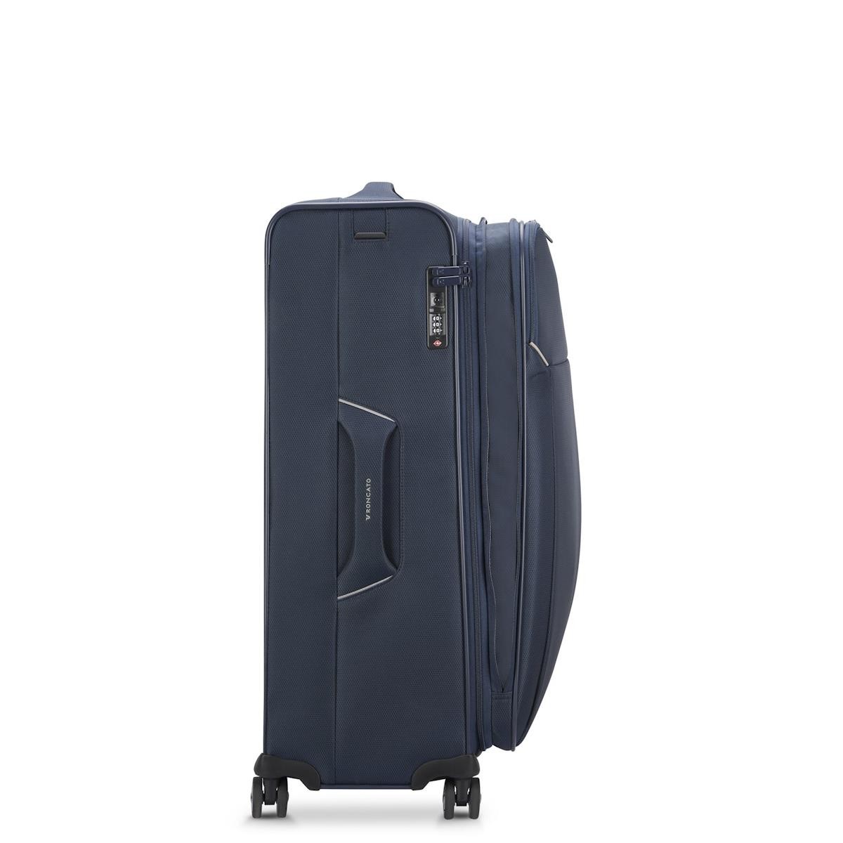 Unisex Valiz 41530123 Roncato Trolley Grande 4R 75 Cm Exp Ironık 2.0 Blu