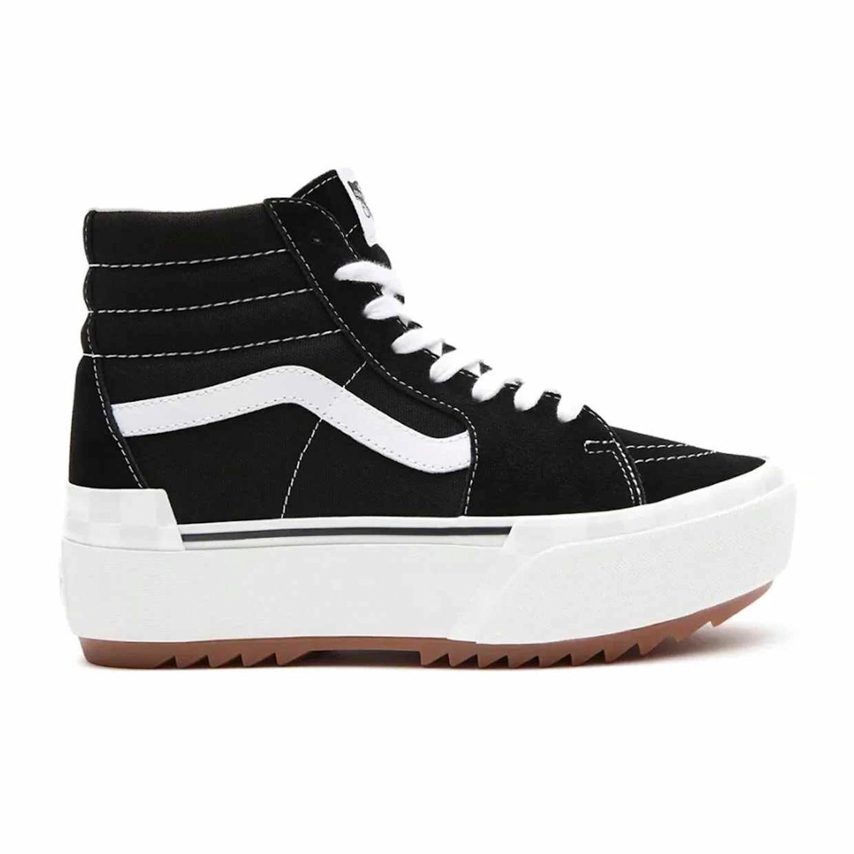 VN0A4BTW5ZN1 UA VANS SK8-Hi Stacked (SUEDECANVAS)BLKBLNCDBLNC