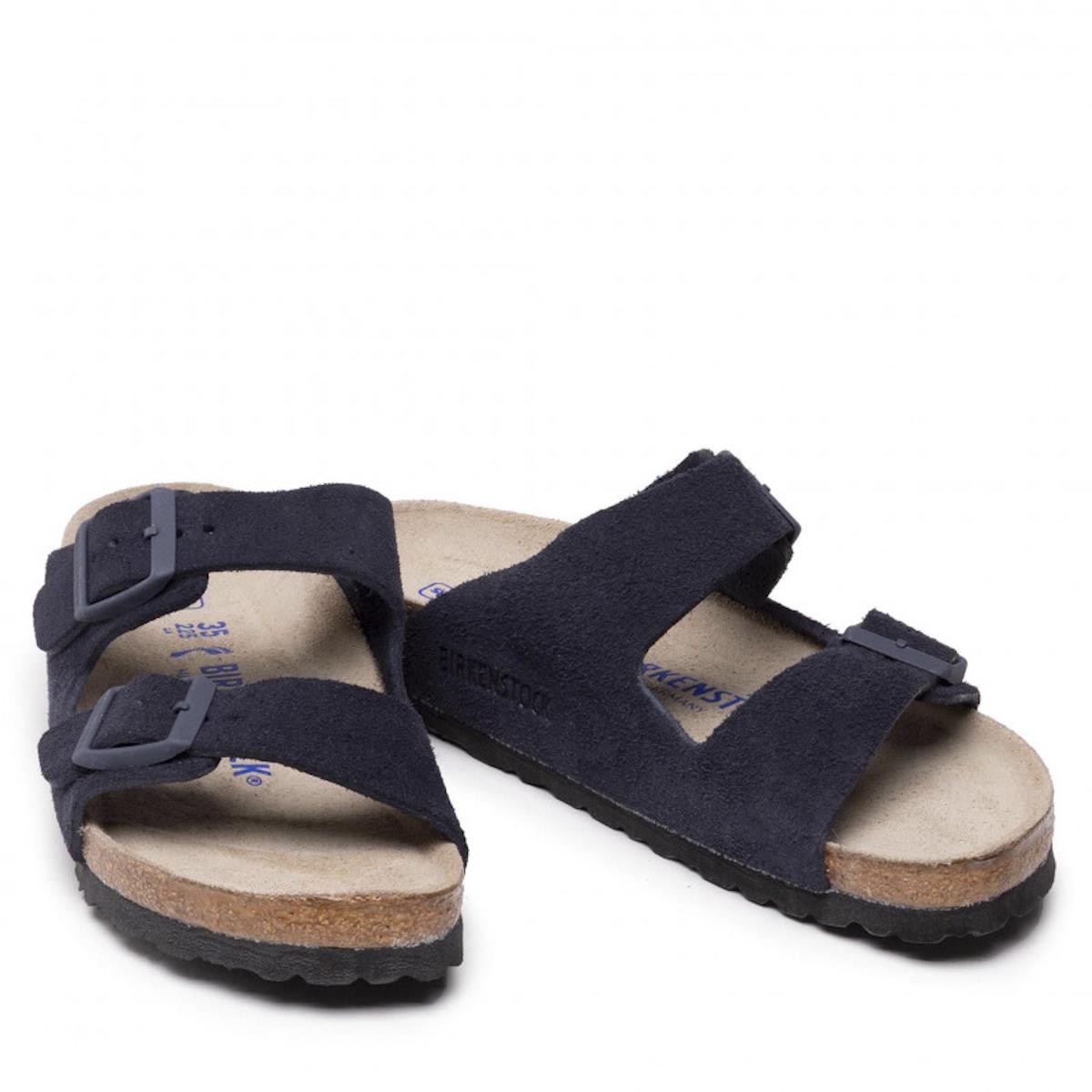 Erkek Terlik 1020716 Arizona Birkenstock SFB VL Midnight