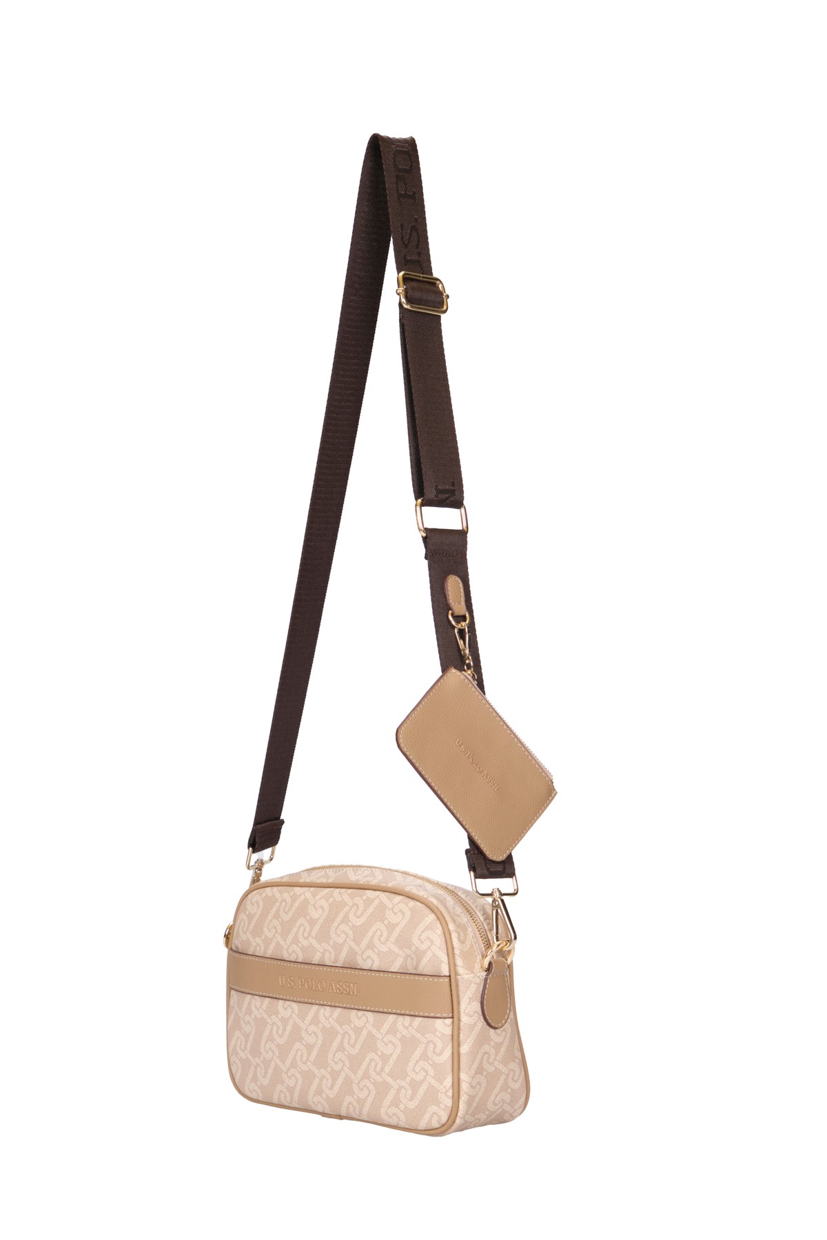 US24513 U.S. POLO ASSN. USPA LADIES BAG 00018 Beige