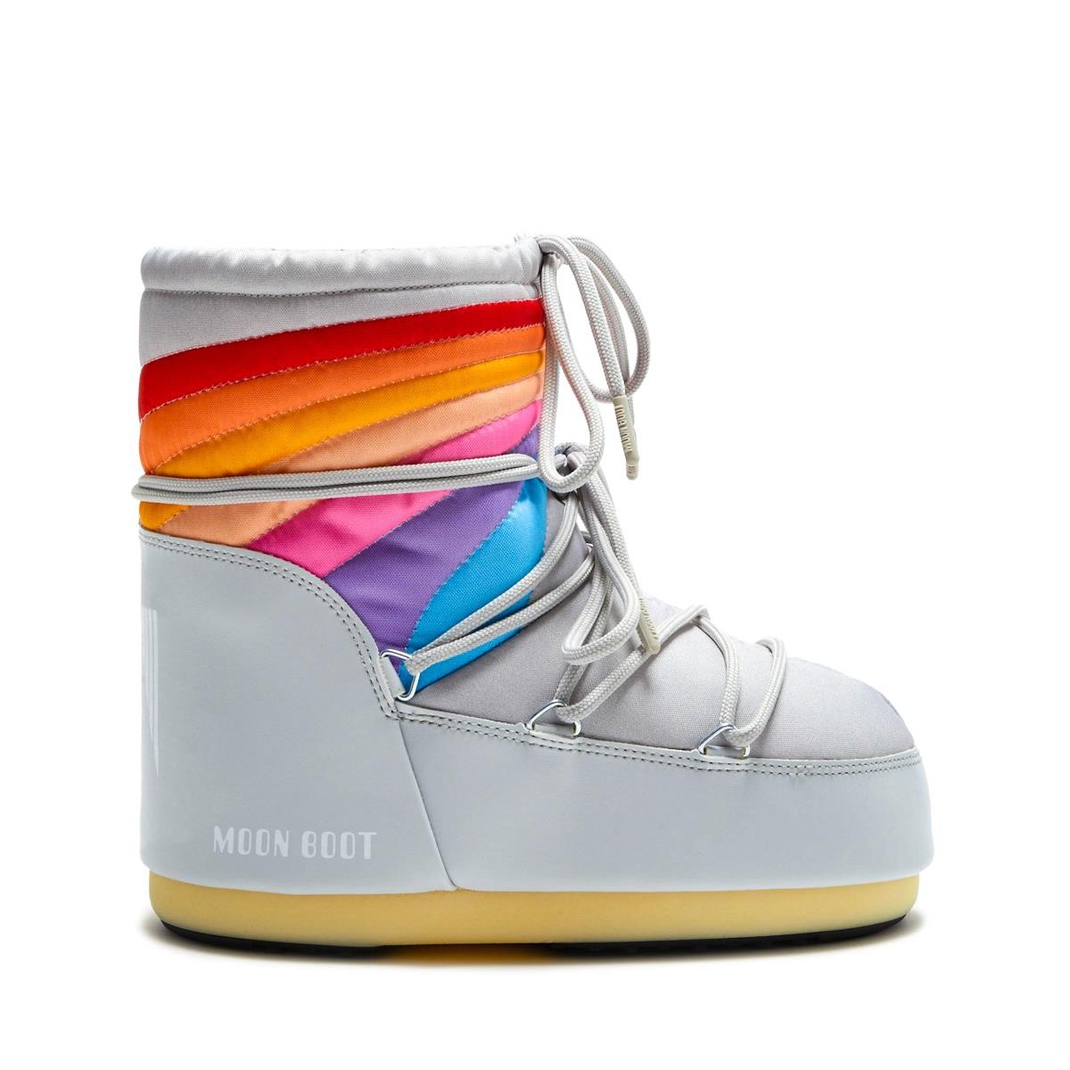 Kadın Bot (Kar) 14094300-001 Moon Boot Icon Low Raınbow Glacier Grey