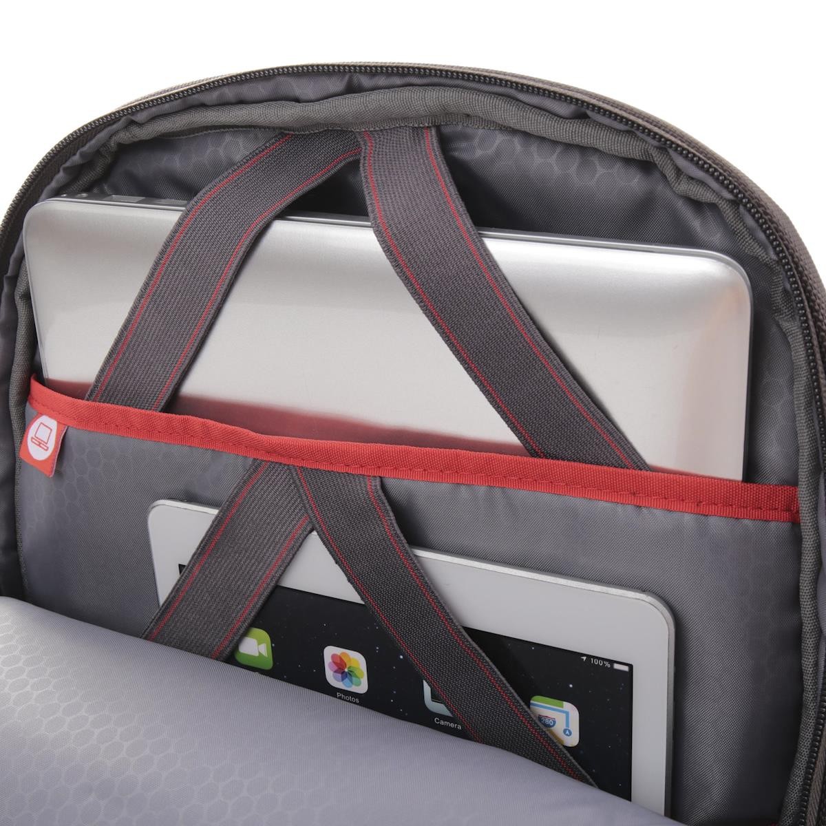 Unisex Laptop Çantası 41722122-22 Roncato Surface Backpack Wıth 15.6" Laptop Holder Anthracite