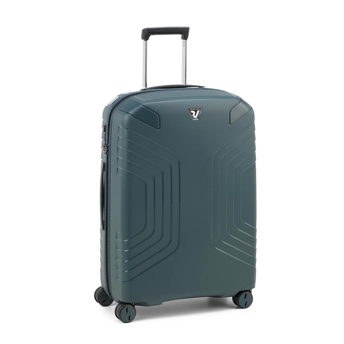 Unisex Valiz 57610187 Roncato Ypsilon 4.0 Trolley Grande Eco Verde Bottiglia 78x52x27