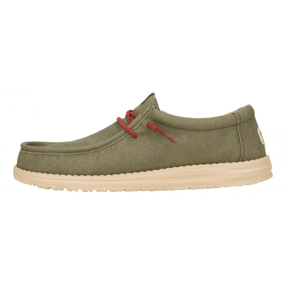 HD.41873-337 Hey Dude Wally Waxed Canvas Olive