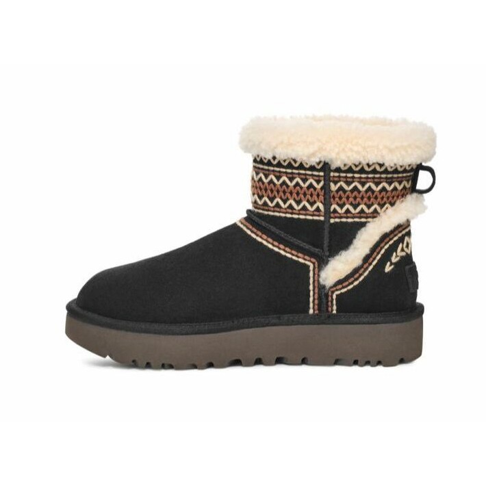 1158281 UGG W CLASSIC MINI ATHERSON Black (Siyah)