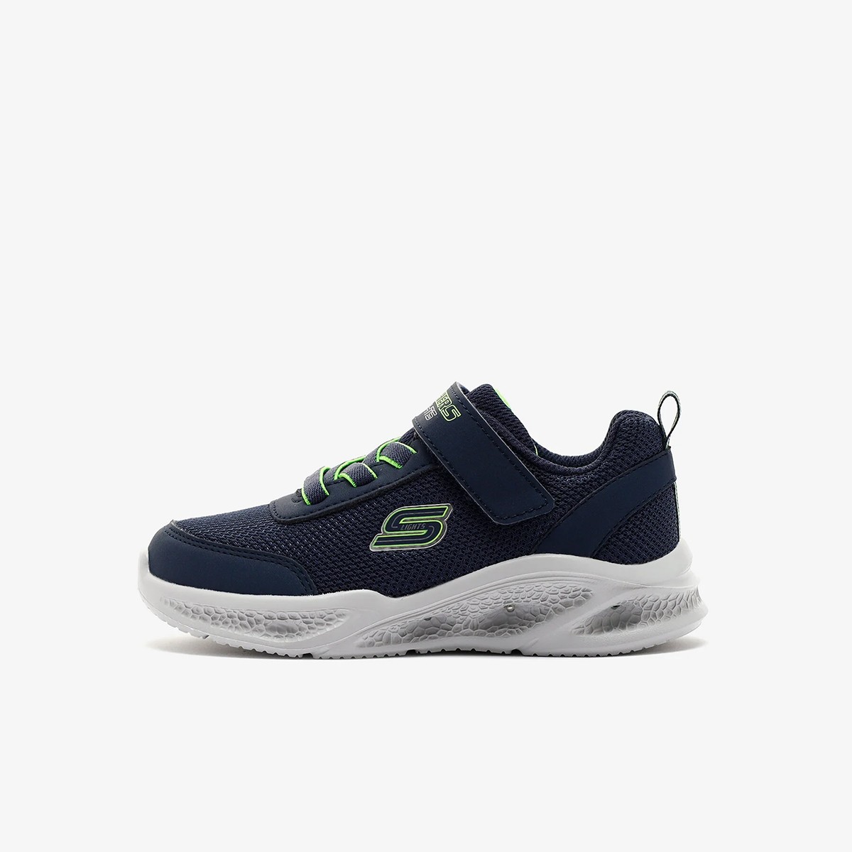 401675N NVLM Skechers SKECHERS METEOR-LIGHTS Navy/Light Green