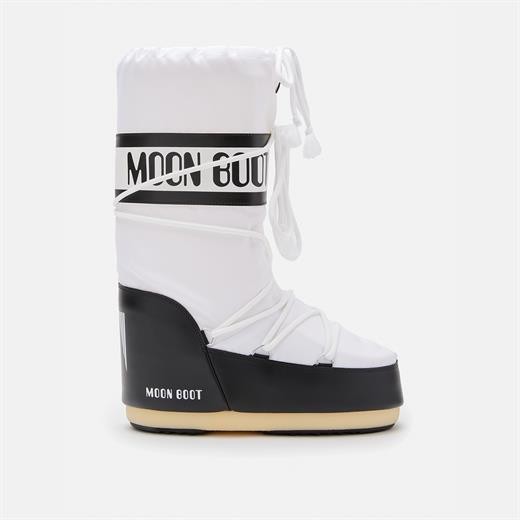 Kadın  80D1400440-NA02 Moon Boot Icon Nylon Black-White