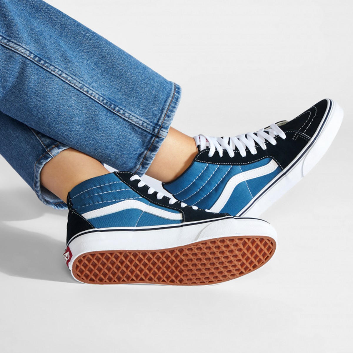 VN000D5INVY1 UA VANS SK8-Hi Navy