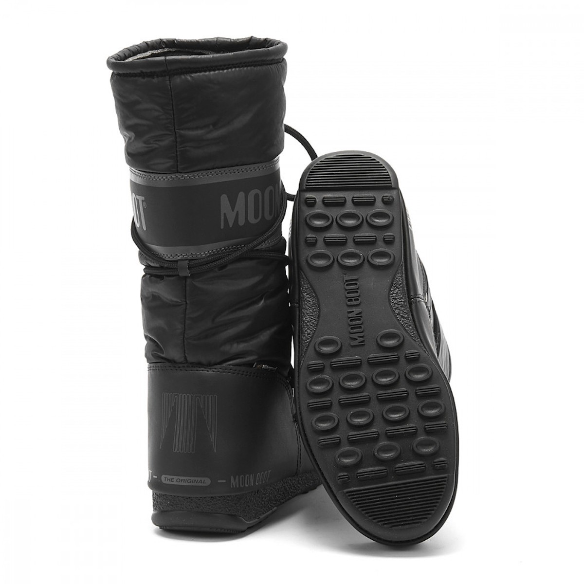 Kadın Bot 24009100-001 Moon Boot High Nylon WP Black