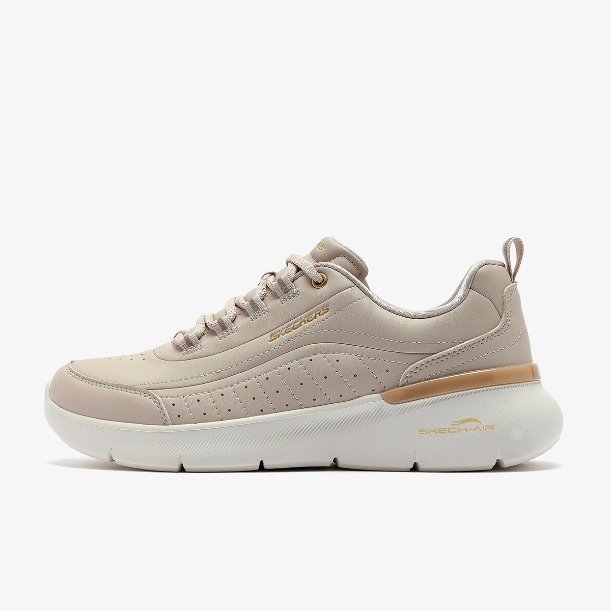 150373 NTGD Skechers SKECH-AIR DYNAMIGHT 2.0 - MODERN GLİMPSE Natural/Gold Knit