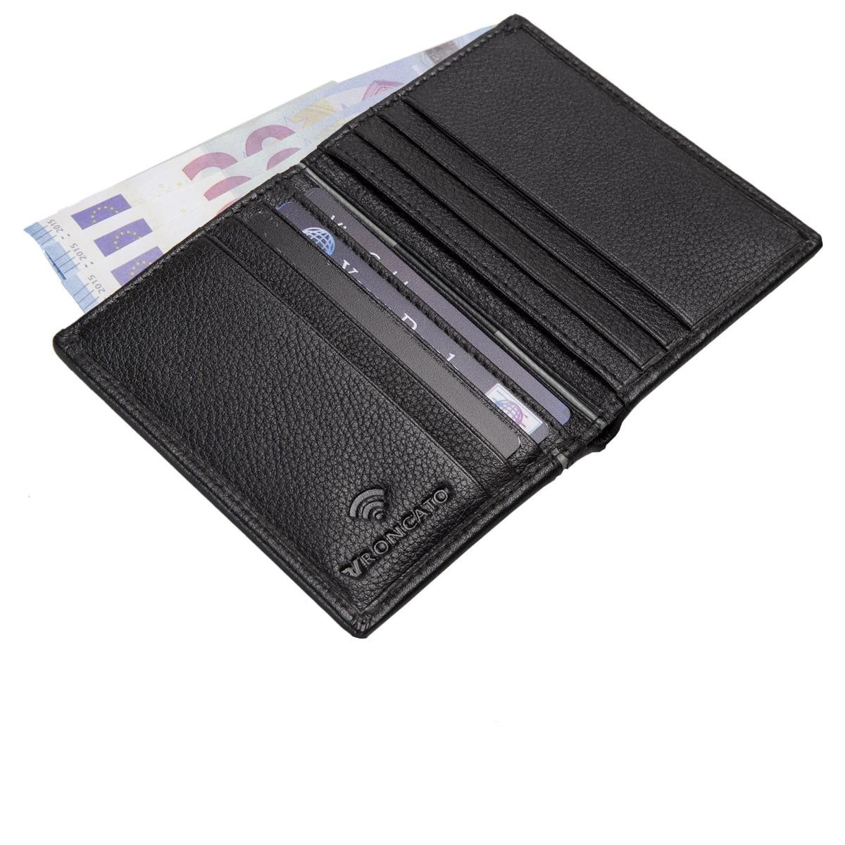 Erkek Cüzdan & Kartlık 41263701 Roncato MEN'S WALLET Boston Wallet NERO