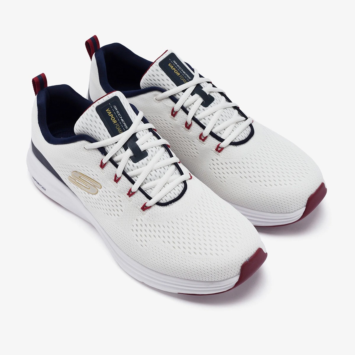 232625 WNVR Skechers VAPOR FOAM White/Navy Blue/Red