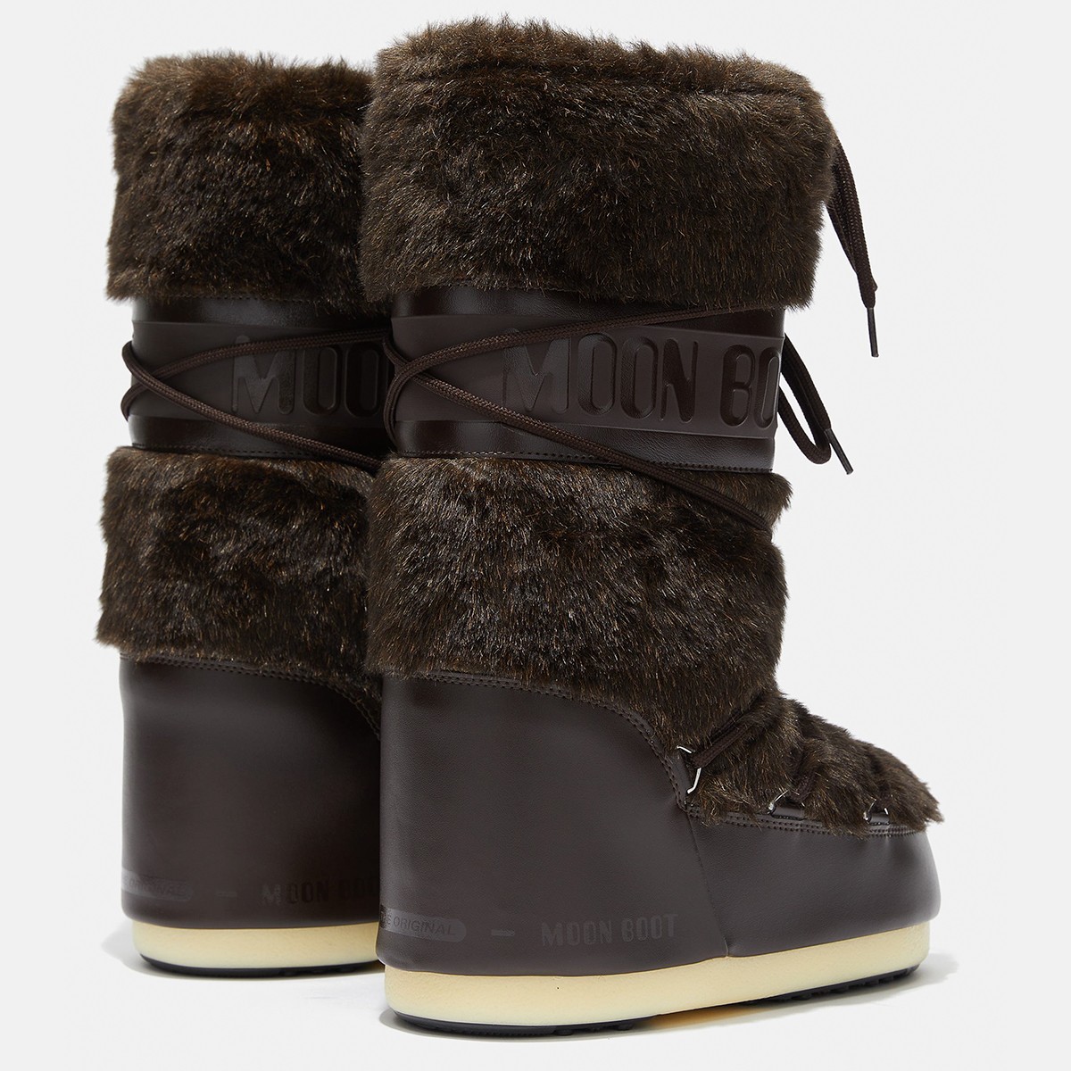 14089000-004 Moon Boot Icon Faux Fur Brown