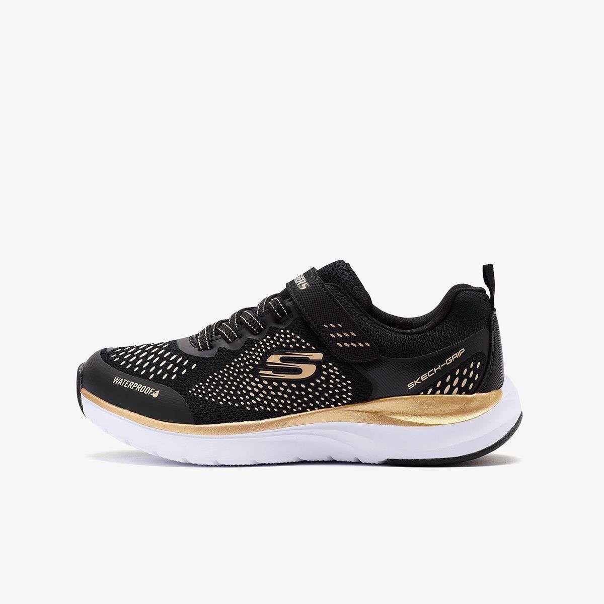 Kız Çocuk Sneaker ( Günlük) 302393L BKGD Skechers  ULTRA GROOVE - HYDRO MIST Black Engineered Mesh-Gold Trim