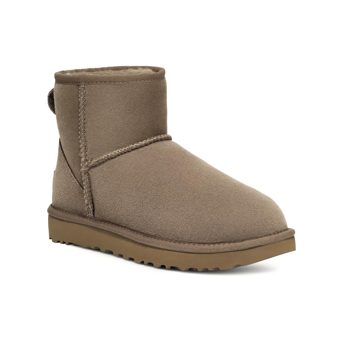 Kadın Bot 1016222 UGG W W CLASSIC MINI II ANTILOPE (KOYU NATUREL)