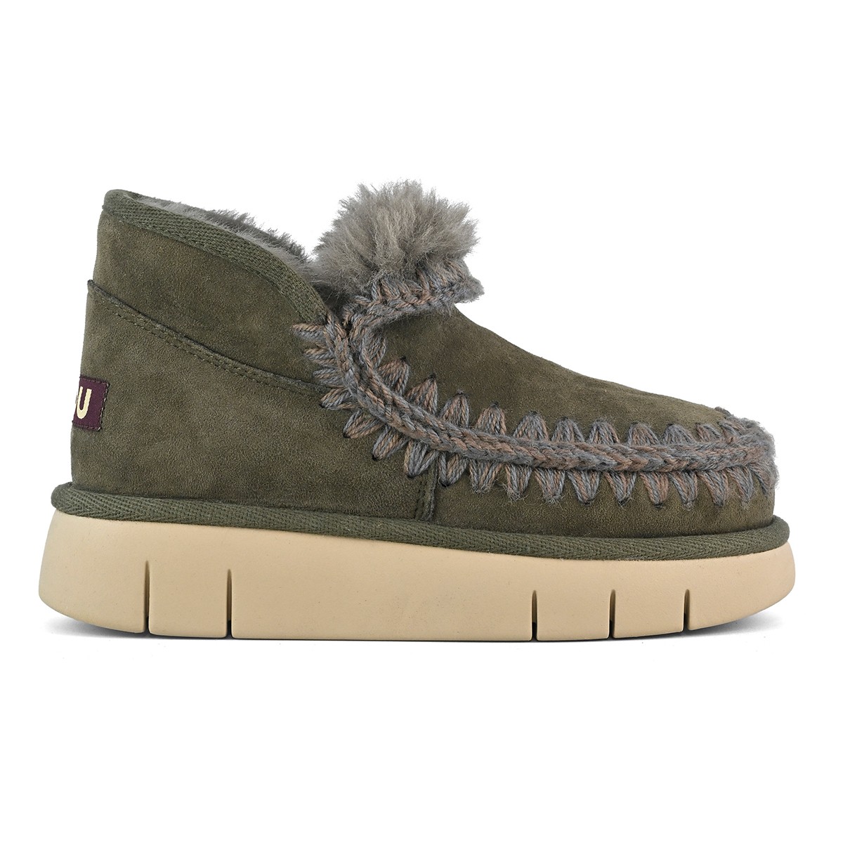 MU.FW531009A BKOL Mou Eskimo Bounce sneaker Black Olive