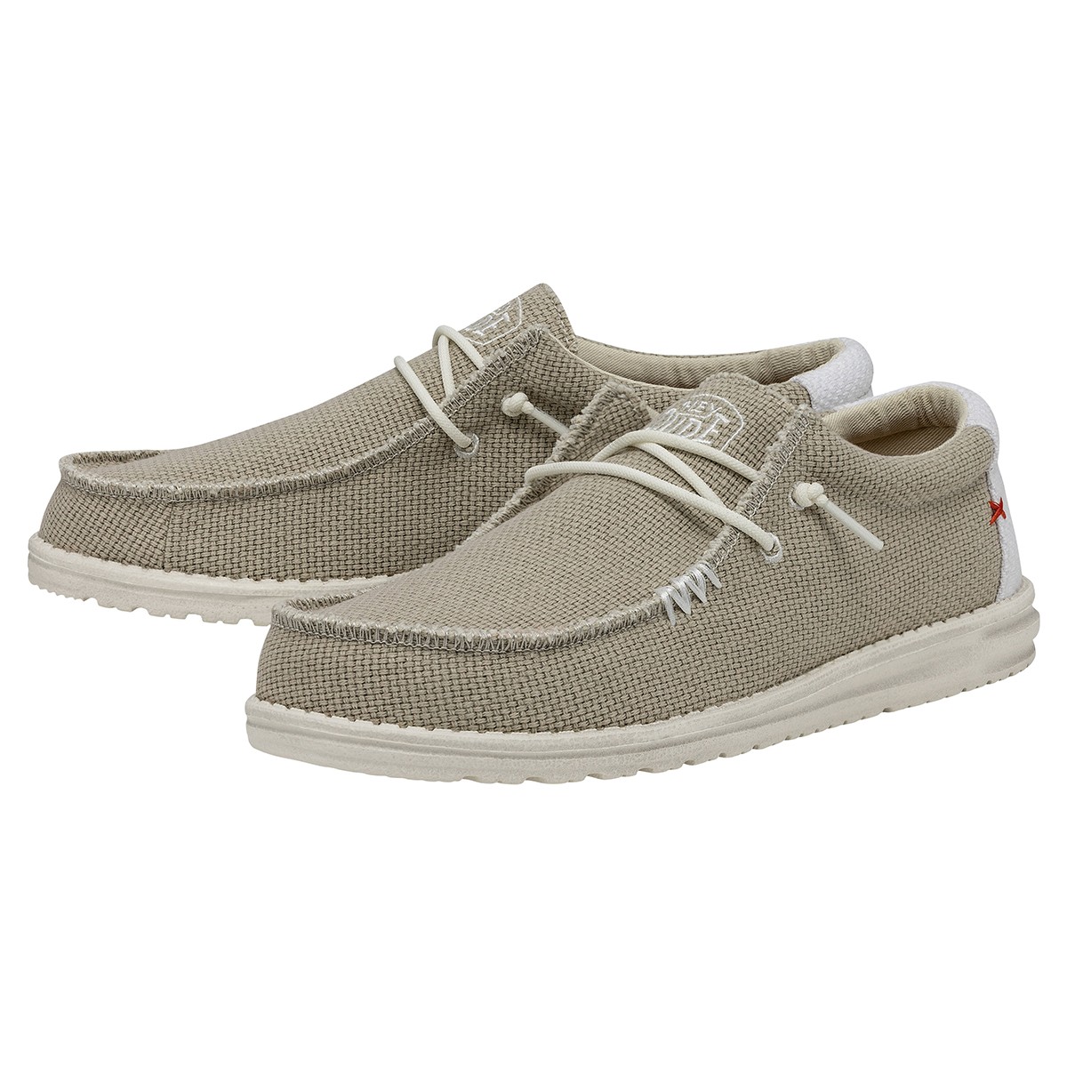 Erkek Sneaker ( Günlük) HD.40003  Hey Dude Wally Braided 1LB Off White