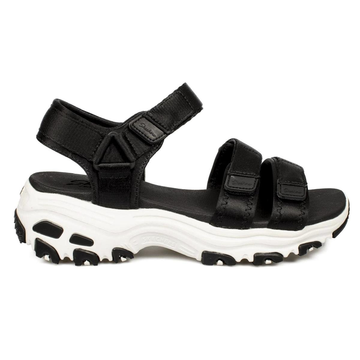 Kadın Sandalet 31514 BLK Skechers D'LİTES - FRESH CATCH Siyah