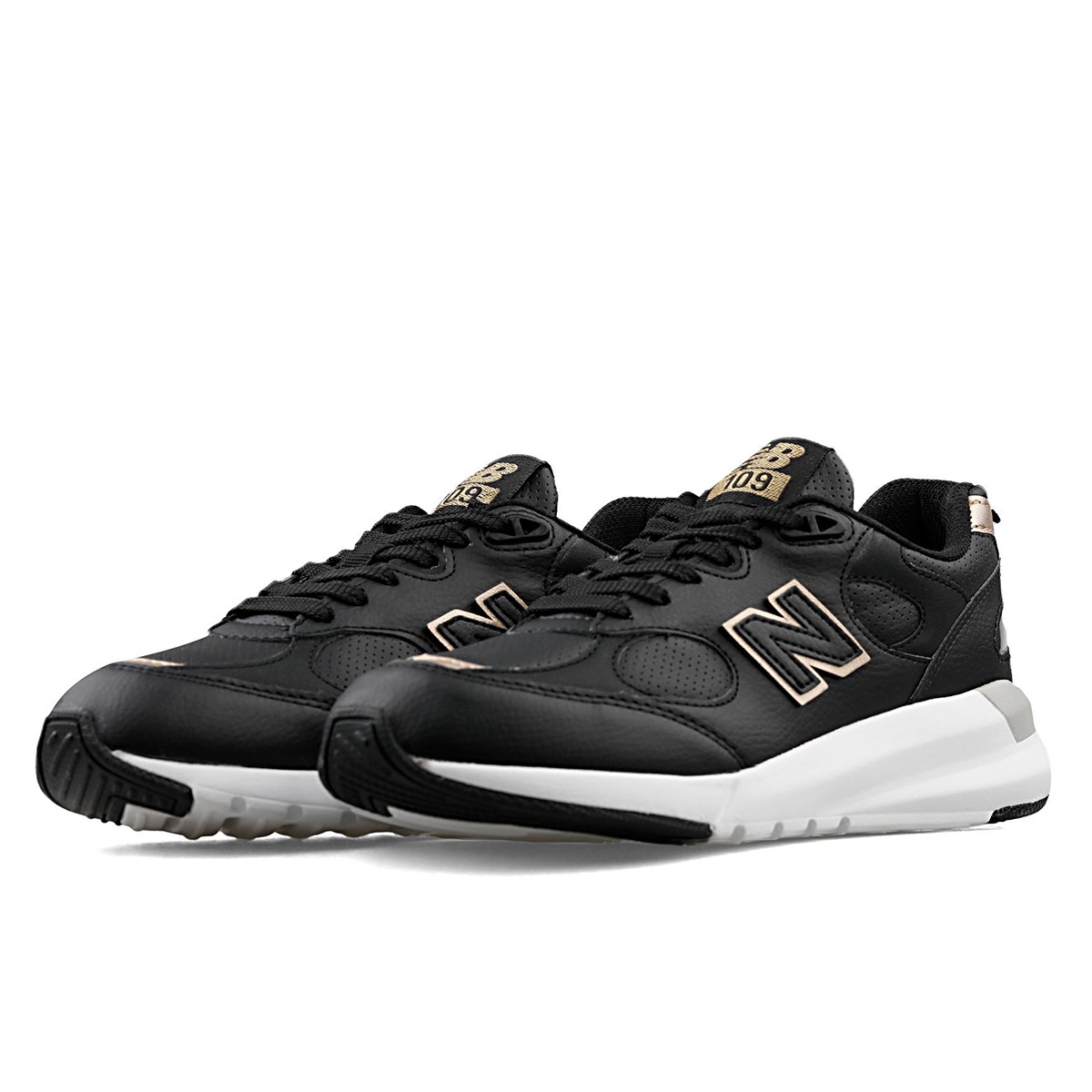 WS109BBL NEW BALANCE  NB Lifestyle Womens Shoes Leather/Mesh Black