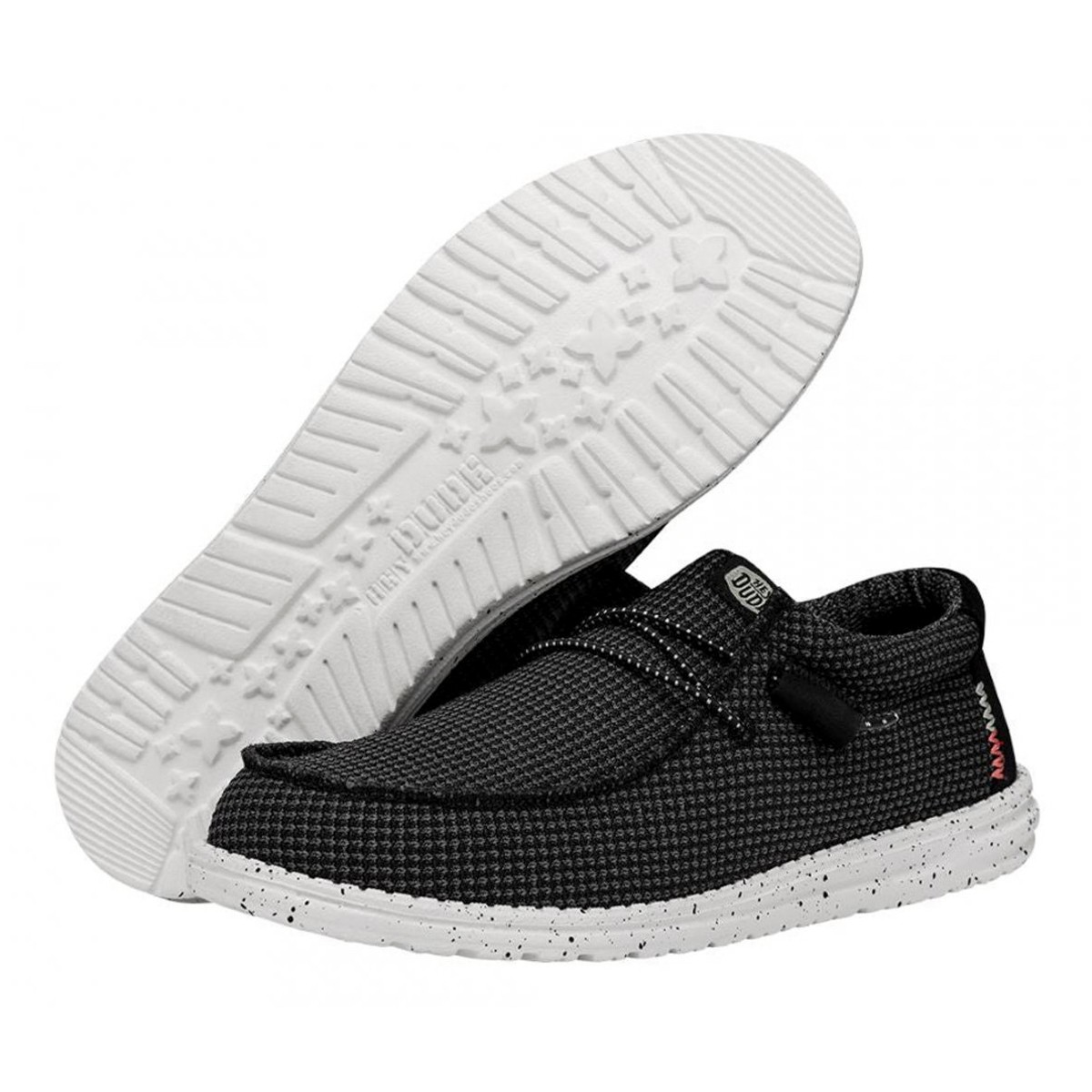 HD.40403  Hey Dude Wally Sport Mesh 66 Black/White