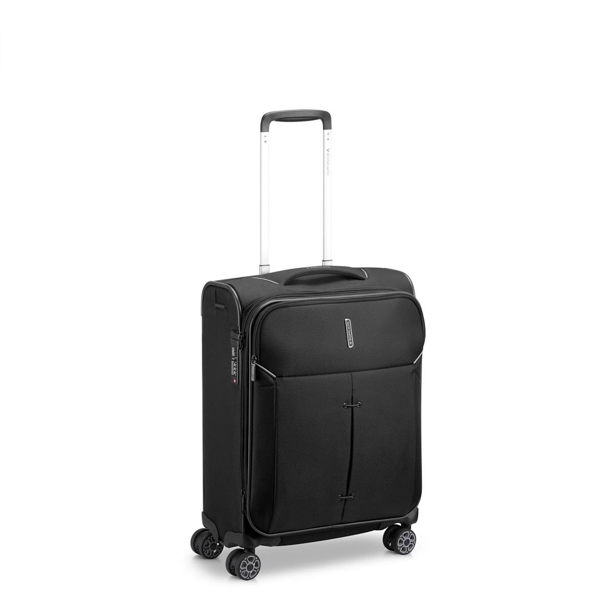 Unisex Valiz 41530301 Roncato Trolley Cabına 4R 55-20 Cm Exp Ironık 2.0 Nero